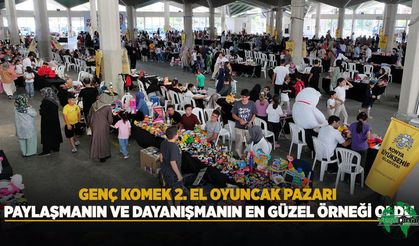 Genç komek 2. El Oyuncak Pazarı Paylaşmanın Ve Dayanışmanın En Güzel Örneği Oldu