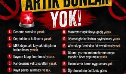 Okullarda Yeni Eğitim Dönemiyle Birlikte Bazı Uygulamalar Değişiyor
