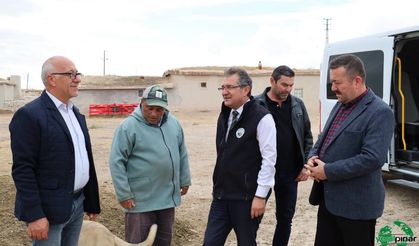 Karapınar’da kırsal yollar için 13 kilometrelik asfalt çalışması başlatıldı
