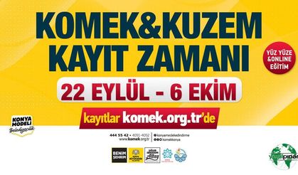KOMEK VE ASEM’DE YENİ DÖNEM KAYITLARI BAŞLIYOR