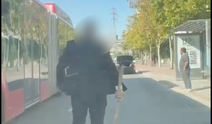 Konya’da Trafikte Sopa ile Saldırı Girişiminde Bulunan Şüpheli Yakalandı