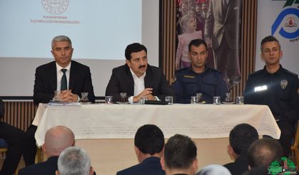Karapınar’da Okul Güvenliği Toplantısı Gerçekleştirildi