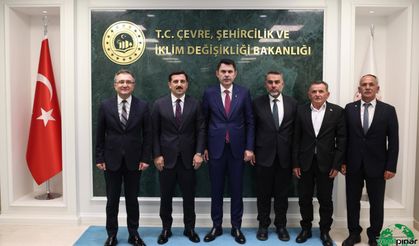 Kaymakam Öztürk ve Başkan Önal’dan Bakan Murat Kurum’a Ziyaret
