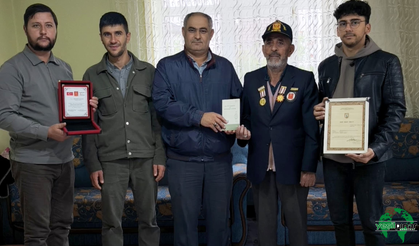 Karapınar’da Kıbrıs Gazisi İbrahim Alnıak’a anlamlı ziyaret