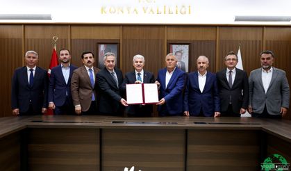 Karapınar Cumhuriyet Ortaokuluna 12 Derslikli Ek Bina İçin Protokol İmzalandı