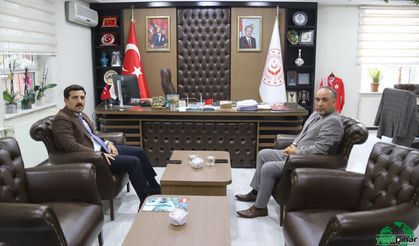 Karapınar Kaymakamı Öztürk’ten Aile ve Sosyal Hizmetler İl Müdürü Topal’a Ziyaret