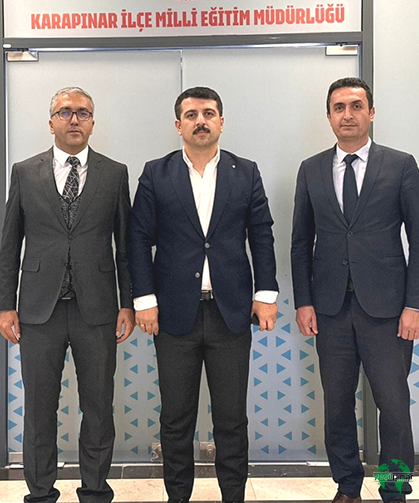 Kaymakam Şenol ÖZTÜRK, İlçe Milli Eğitim Müdürlüğünü Ziyaret Etti