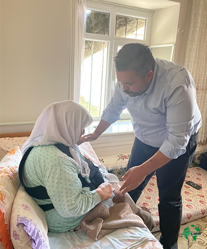 Karapınar Devlet Hastanesi’nden Evde Sağlık Hizmeti Kapsamında Hasta Ziyareti