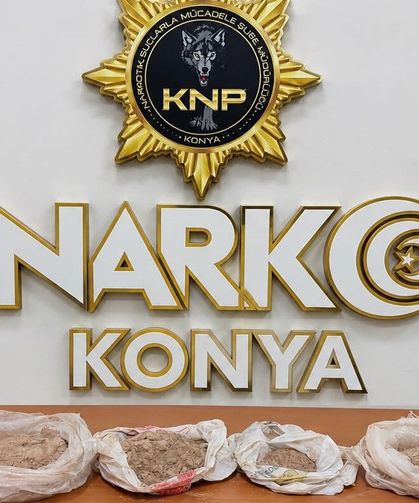Konya’da NARKO-MERCEK Operasyonu: Uyuş-turu-cu Hammaddeleri ve Eroin Ele Geçirildi