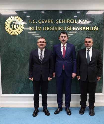 Kaymakam Öztürk ve Başkan Önal’dan Bakan Murat Kurum’a Ziyaret