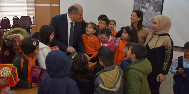 Gazi Mustafa Kemal İlkokul öğrencileri Başkan  Yaka’yı Ziyaret Ettiler