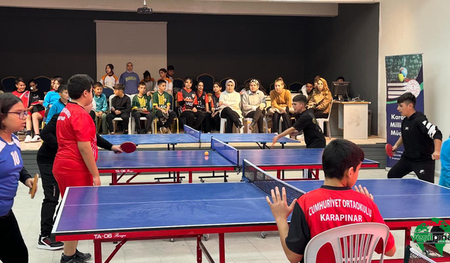 İlçe Millî Eğitim Müdürlüğü Masa Tenisi Turnuvaları Sona Erdi