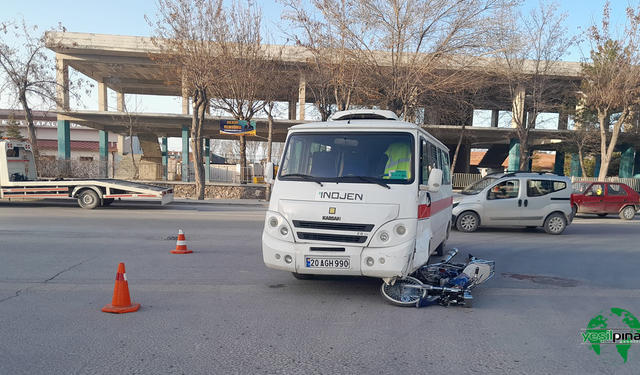 Karapınar'da Meydana Gelen Trafik Kazasında 1 Kişi Yaralandı