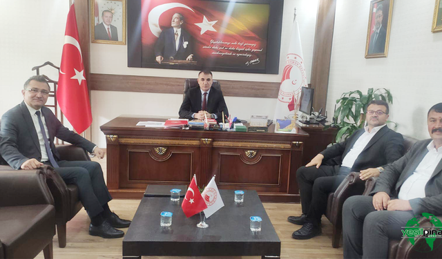 Konya Tarım İl Müdürü Duran Seçen’i Belediye Başkanı ve Parti Başkanları Ziyaret Ettiler