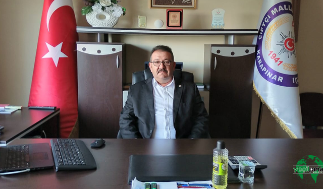 Karapınar Çiftçi Malları Koruma Başkanı Mehmet Tevfik Seçilmiş Görevini Devir