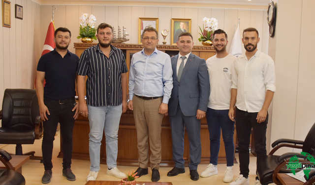 (ALBA) Voleybol Kulübü’nden Belediye Başkanı İbrahim Önal'a Ziyaret