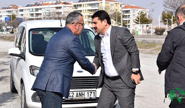 Kaymakam Şenol Öztürk, Karapınar Merkez Sulama Kooperatifini Ziyaret Etti