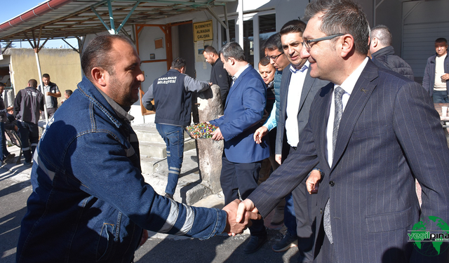 Belediye Başkanı Önal'dan Personeline  Bayram Ziyareti ve İstişare Toplantısı