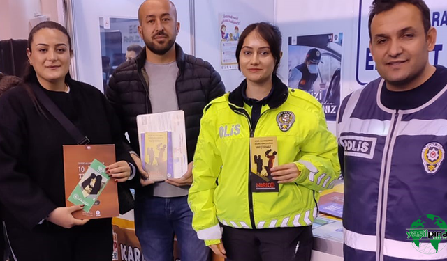 Karapınar Emniyet Müdürlüğü "En İyi Narkotik Polisi Anne" Projesiyle Kitap Günlerinde Farkındalık Yarattı