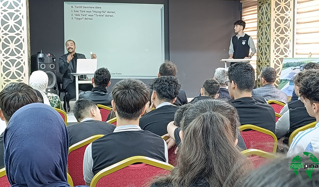 TÜBİTAK Bilim Söyleşileri Karapınar'da Doç. Dr. Haktan Kaplan'ı Ağırladı