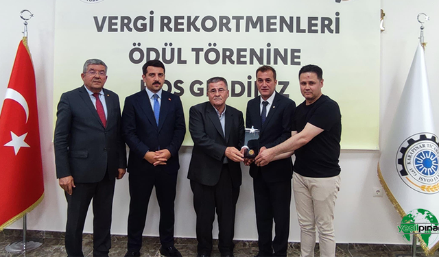 Karapınar Vergi Rekortmenleri Ödüllendirildi