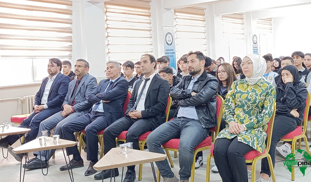 TÜBİTAK Bilim Söyleşileri Karapınar'da Doç. Dr. Haktan Kaplan'ı Ağırladı