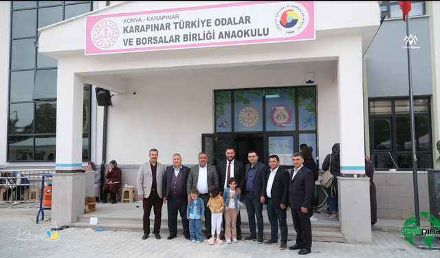 Karapınar Ticaret Borsası, TOBB Anaokulu Kermesine Destek Verdi
