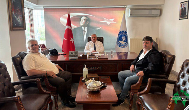 Karapınar Süt Üreticileri Birliği'nden Türkiye Tarımsal Süt Üreticileri Merkez Birliği'ne Ziyaret
