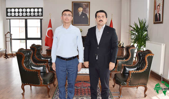 Ziraat Bölge Şefi Uğur Kaymakam  Öztürk,ü Ziyaret Etti