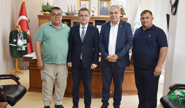 Emirgazi Belediye Başkanı Mertcan'dan Başkan Önal'a Ziyaret
