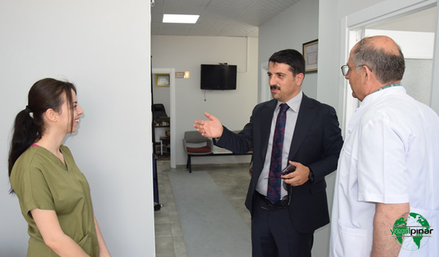 Kaymakam Öztürk ve Başkanı Önal’dan Mehmet Yaka’ya Anlamlı Ziyaret