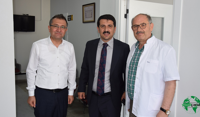 Kaymakam Öztürk ve Başkanı Önal’dan Mehmet Yaka’ya Anlamlı Ziyaret