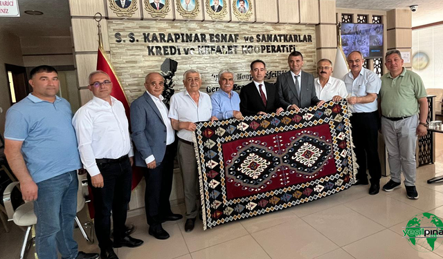 Halkbank Karapınar Şube Müdürü Namık Keleş’e Veda