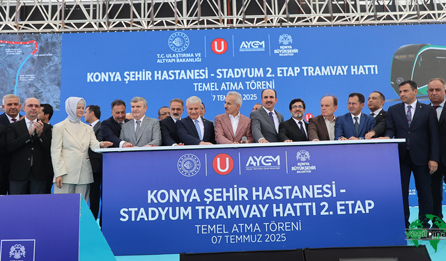 Stadyum–Şehir Hastanesi Tramvay Hattı 2. Etabının Temeli Atıldı