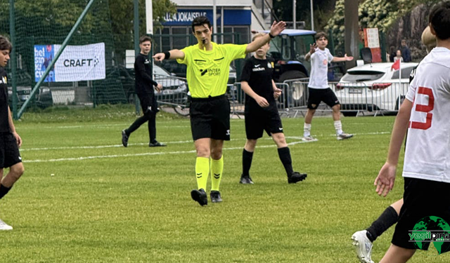 Karapınarlı Genç Hakem Oğuzhan Uyanıker, Helsinki Cup 2025'te Türkiye'yi Temsil Ediyor