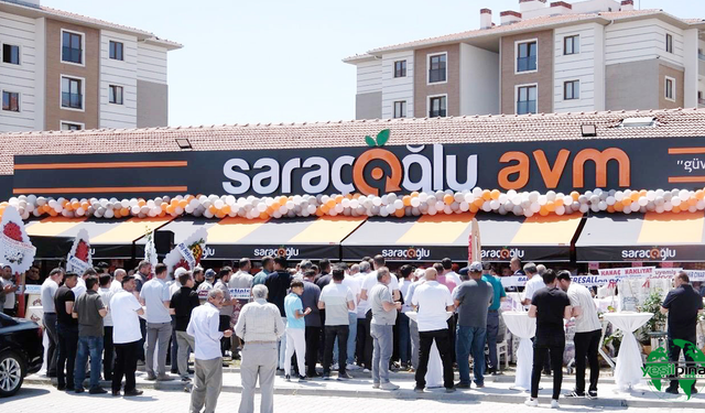 Saraçoğlu Market Karapınar’da Hizmete Başladı: Vatandaşlardan Yoğun İlgi