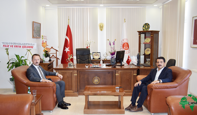 Kaymakam Şenol Öztürk’ten Başsavcı Alparslan Yıldızoğlu’na Ziyaret