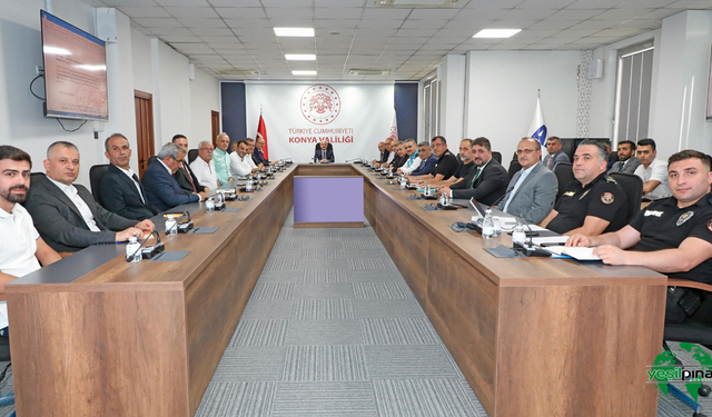 İl Spor Güvenlik Kurulu Toplantısı, Vali İbrahim Akın Başkanlığında Gerçekleştirildi