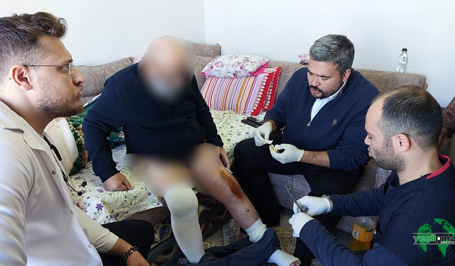 Karapınar Devlet Hastanesi Yönetiminden Evde Sağlık Hizmetleri Kapsamında Ev Ziyaretleri
