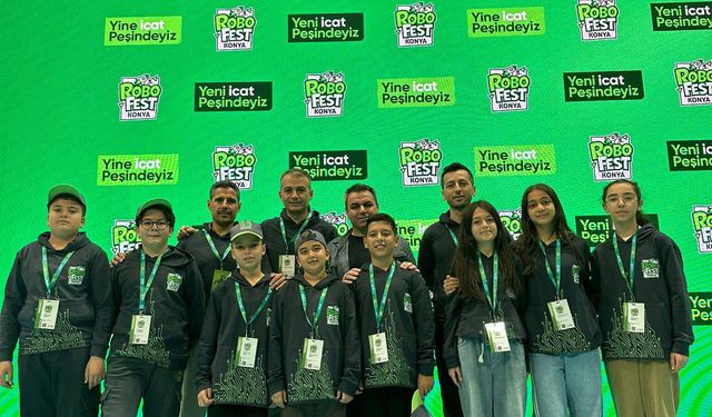 Karapınar'lı Öğrencilerden ROBOFEST Konya’da Başarı