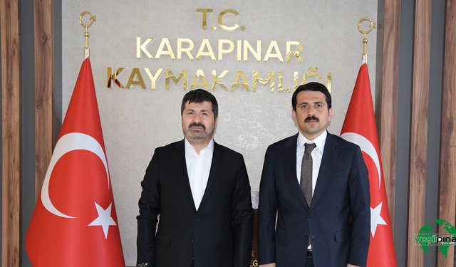 Hayvancılık Genel Müdür Yardımcısı Emre Gürçay’dan Kaymakam Şenol Öztürk’e Ziyaret
