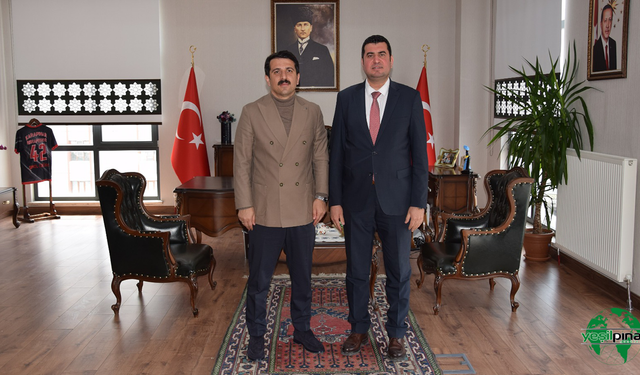 Konya Terminal Müdürü Rafet Baştürk’ten Kaymakam Şenol Öztürk’e Ziyaret
