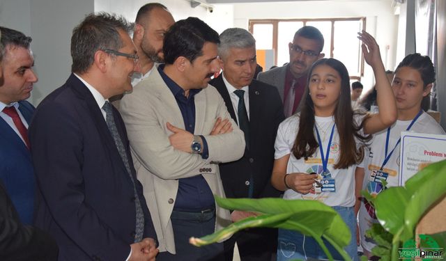 Karapınar’da Tübitak 4006 Bilim Fuarı Açılışı Gerçekleştirildi
