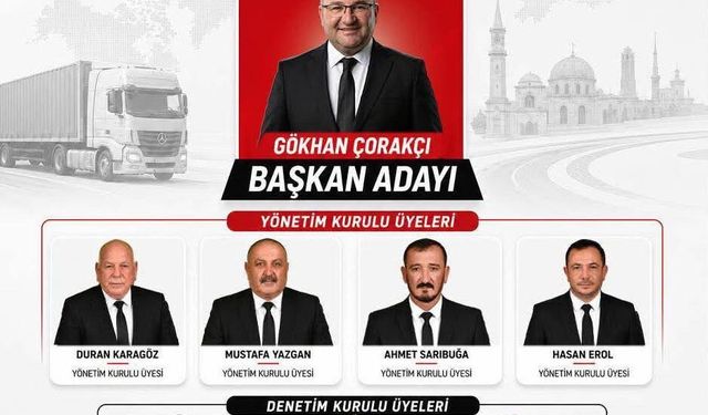 KARAPINAR NAKLİYECİLER KOOPERATİFİ’NDE YENİ BAŞKAN GÖKHAN ÇORAKÇI OLDU