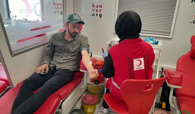 Karapınar’da Kan Bağışı Kampanyasına Yoğun İlgi