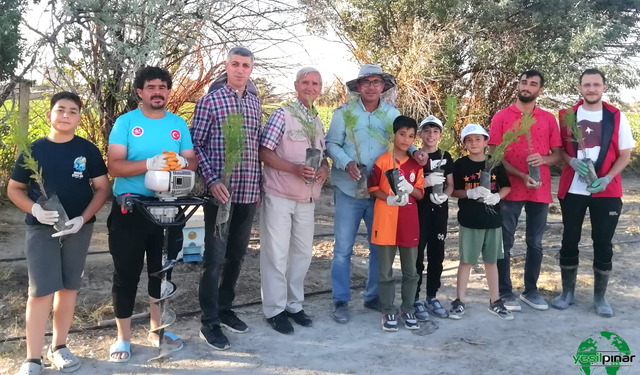 TEMA Vakfı Karapınar’dan Gençlik Merkezi’nin Ağaçlandırma Projesine Ziyaret
