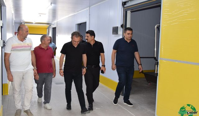 Kaymakam Öztürk ve Başkan Önal, OSB’deki yatırımları inceledi