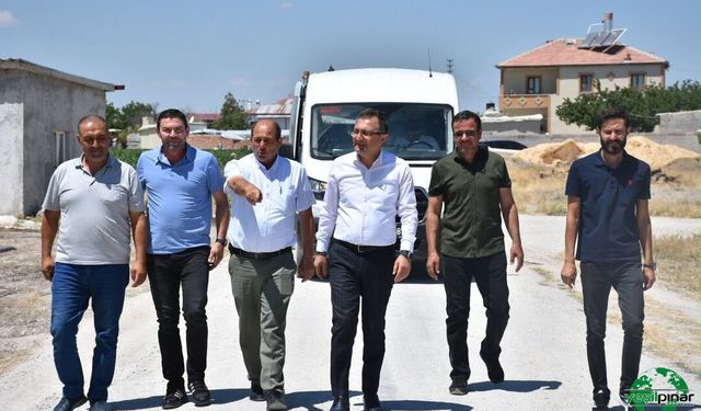 Karapınar Belediyesi'nden Hotamış Mahallesi'ne 10 Kilometrelik Asfalt Çalışması