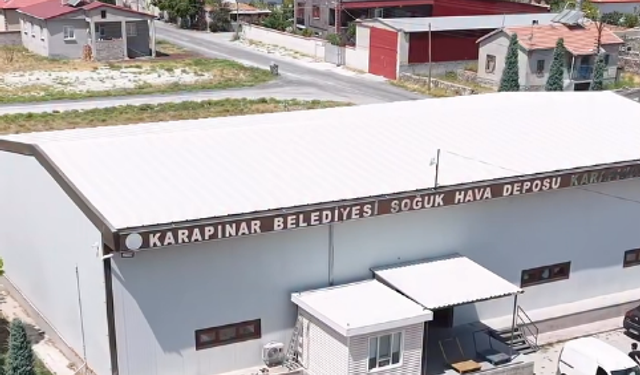 Karapınar Belediyesi'nin Soğuk Hava Deposu Üreticilere Destek Oluyor