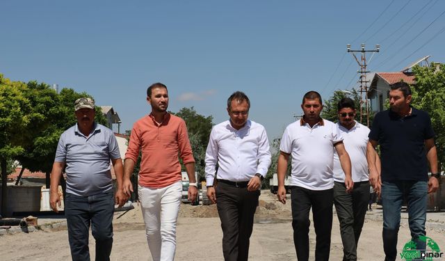 Karapınar’da İki Caddede Sıcak Asfalt Öncesi Çalışmalar Başladı